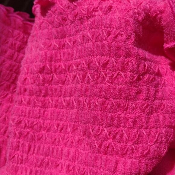 NWT Wild Fable Pink Terry Mini Dress - Picture 3 of 8